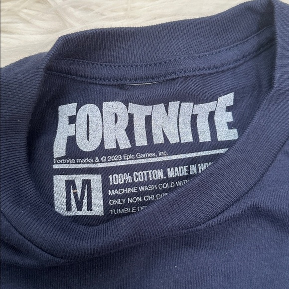 Eminem Limited Edition X Fortnite Longsleeve Navy Blue Shirt Size M - Picture 4 of 7